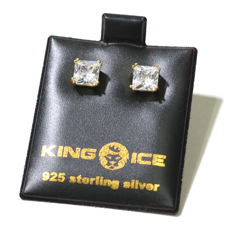 ピアス メンズ ブランド ゴールド 14k KINGICE キングアイス ERX09295