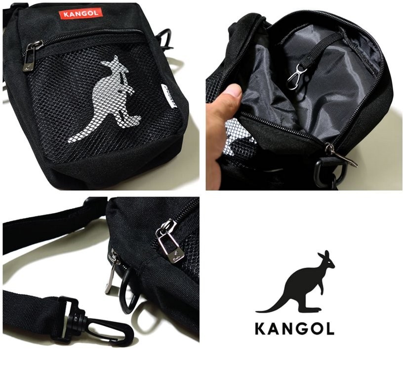 KANGOL カンゴール ミニショルダーバッグ サコッシュ カジュアル ブランド 斜め掛け ポーチ 小物入れ おしゃれ