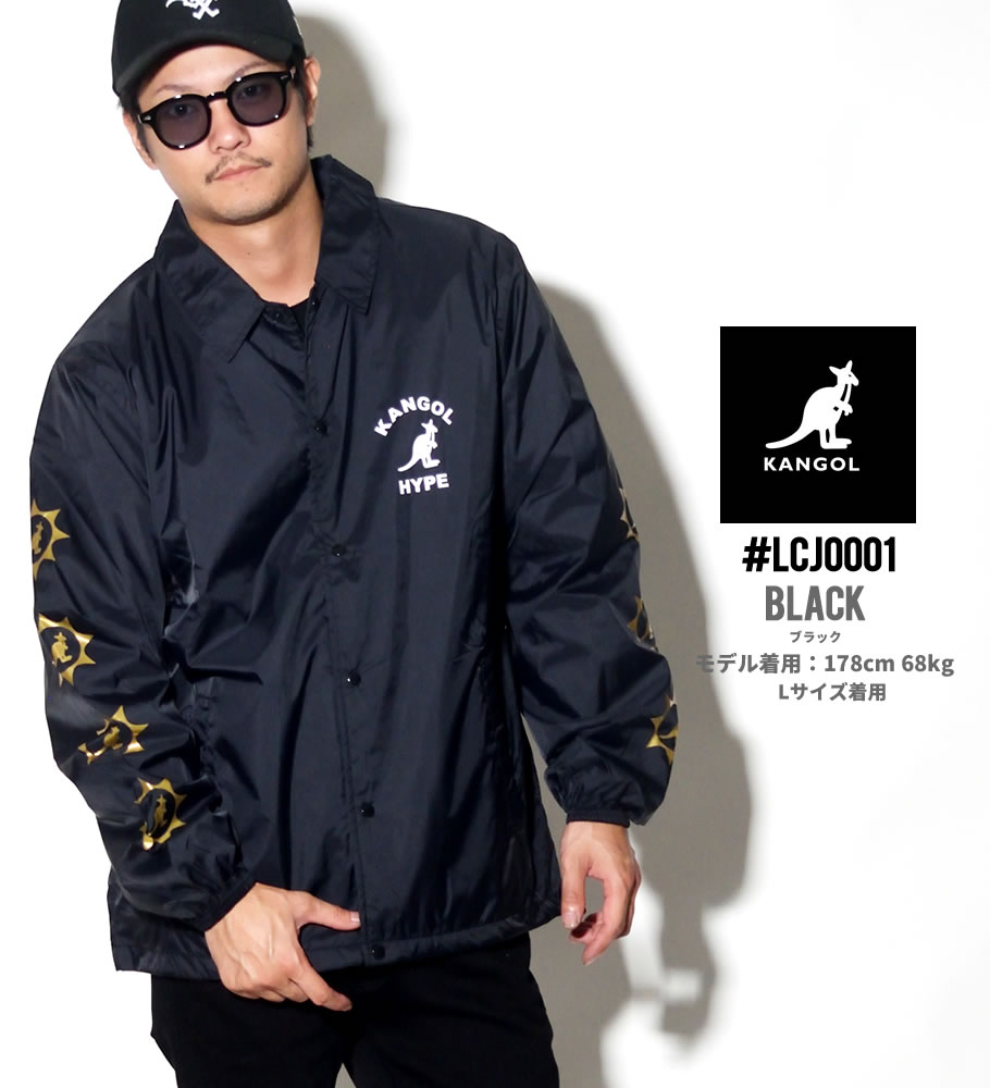 KANGOL カンゴール コーチジャケット メンズ ブランド ロゴ プリント 白 黒 紺 赤 LCJ0001 2018秋冬 新作