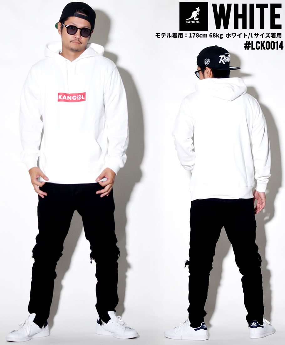 KANGOL カンゴール プルオーバーパーカー メンズ ボックスロゴ プリント フリース スウェット LCK0014 2018秋冬 新作