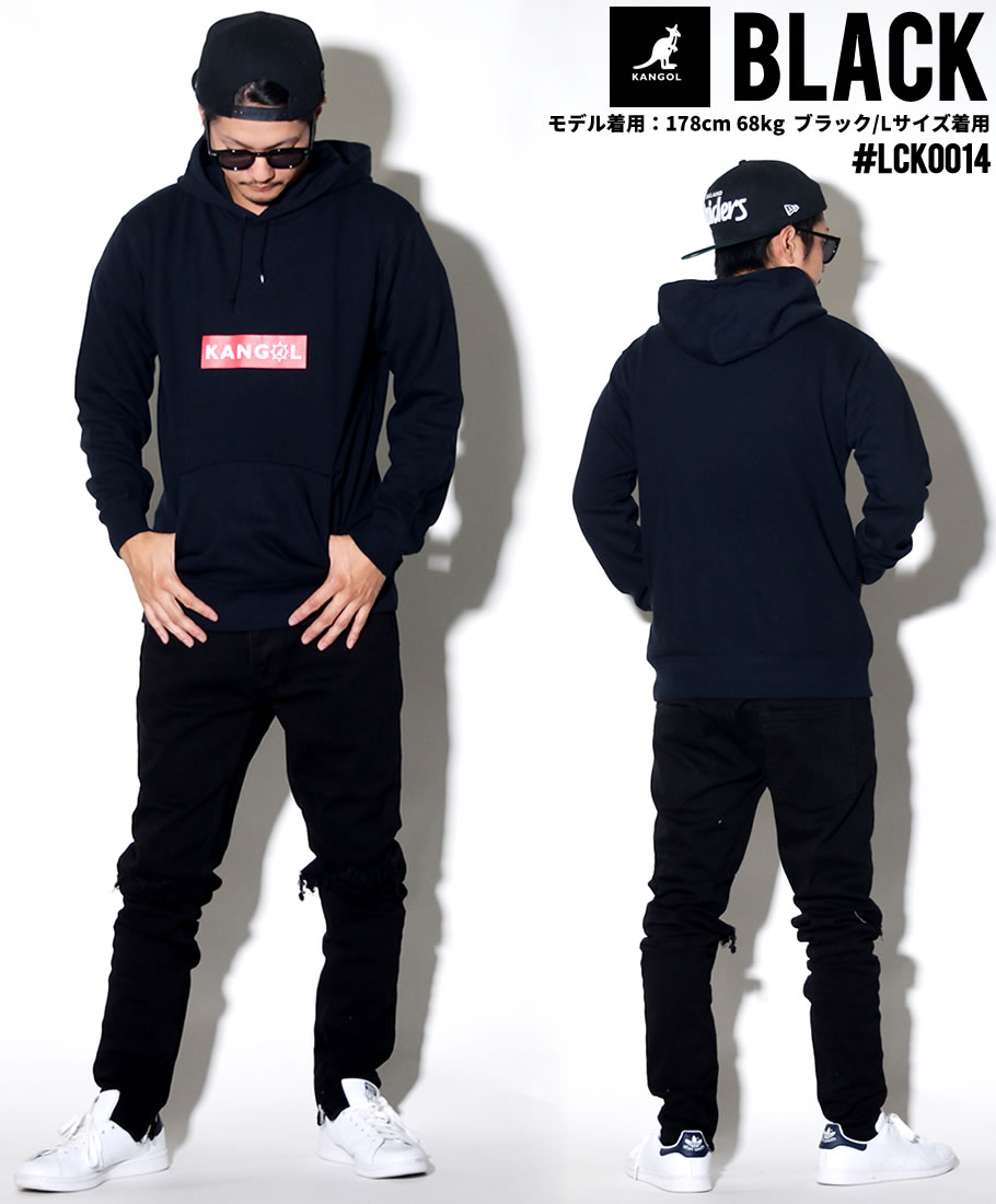 KANGOL カンゴール プルオーバーパーカー メンズ ボックスロゴ プリント フリース スウェット LCK0014 2018秋冬 新作