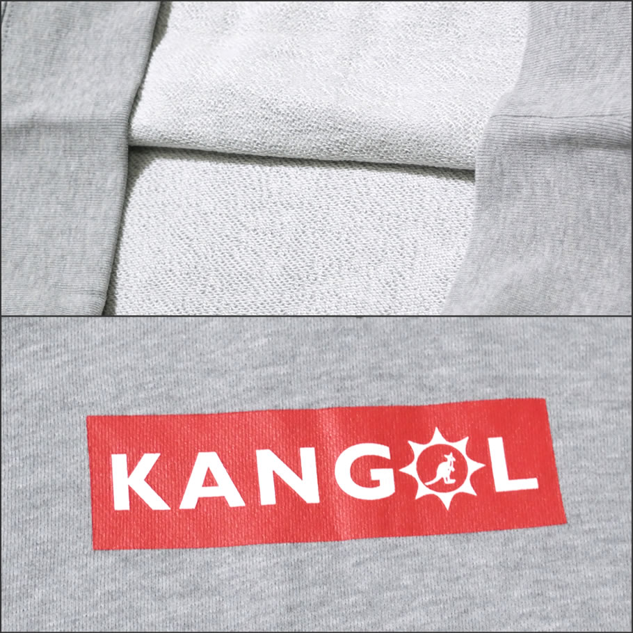 KANGOL カンゴール プルオーバーパーカー メンズ ボックスロゴ プリント フリース スウェット LCK0014 2018秋冬 新作
