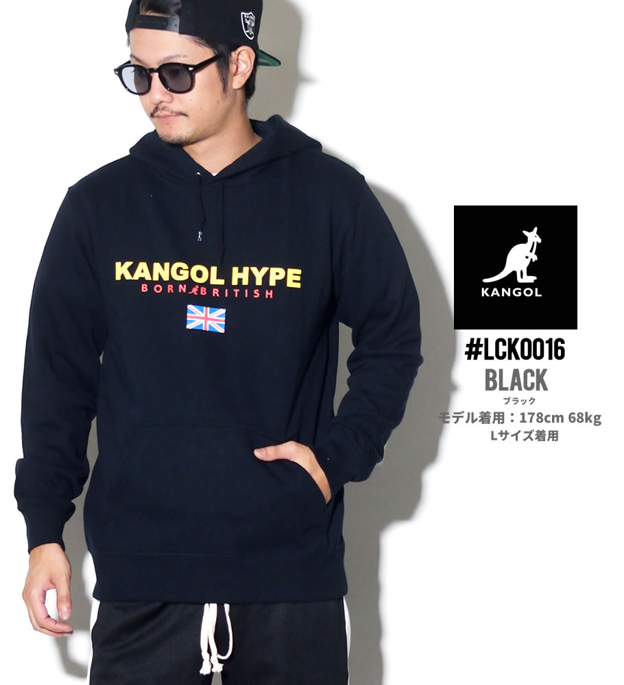 KANGOL カンゴール プルオーバーパーカー メンズ ワード 文字 国旗 プリント フリース スウェット LCK0016 2018秋冬 新作