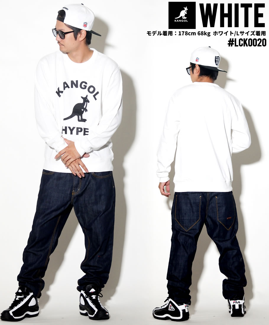 KANGOL カンゴール トレーナー メンズ ブランド ロゴ プリント 白 黒 灰 LCK0010 2018秋冬 新作
