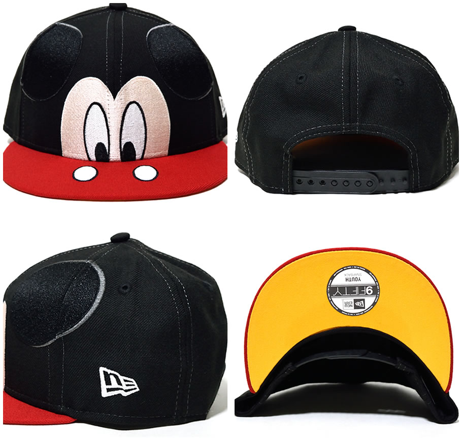 Newera ニューエラ 子供用 キッズ スナップバックキャップ Youth 9fifty ディズニー ミッキーマウス ビックフェイス Knwct116 Newera ニューエラ 子供用 キッズ スナップバックキャップ Youth 9fifty ディズニー ミッキーマウス ビックフェイス Knwct116