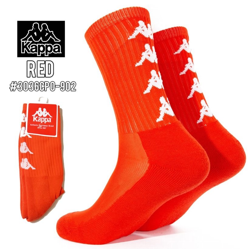 KAPPA カッパ 靴下 メンズ ハイソックス クルーソックス 日本未発売