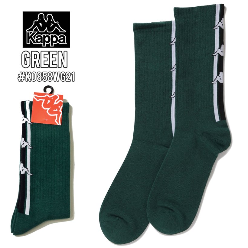 KAPPA カッパ ハイソックス 靴下 ロゴ K0858WG21