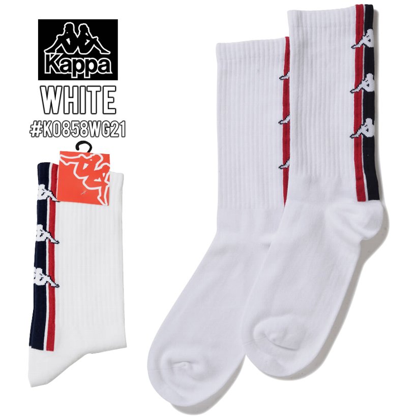 KAPPA カッパ ハイソックス 靴下 ロゴ K0858WG21