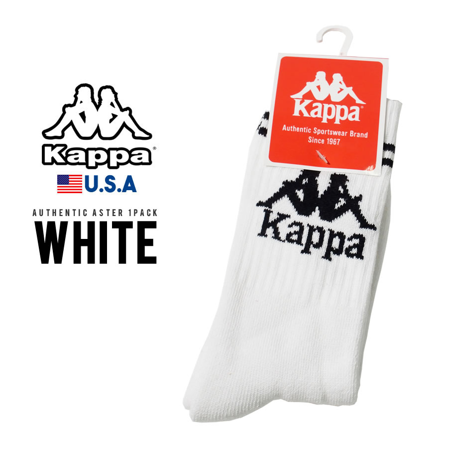 KAPPA カッパ ハイソックス 靴下 ロゴ シンプル 3036CN0