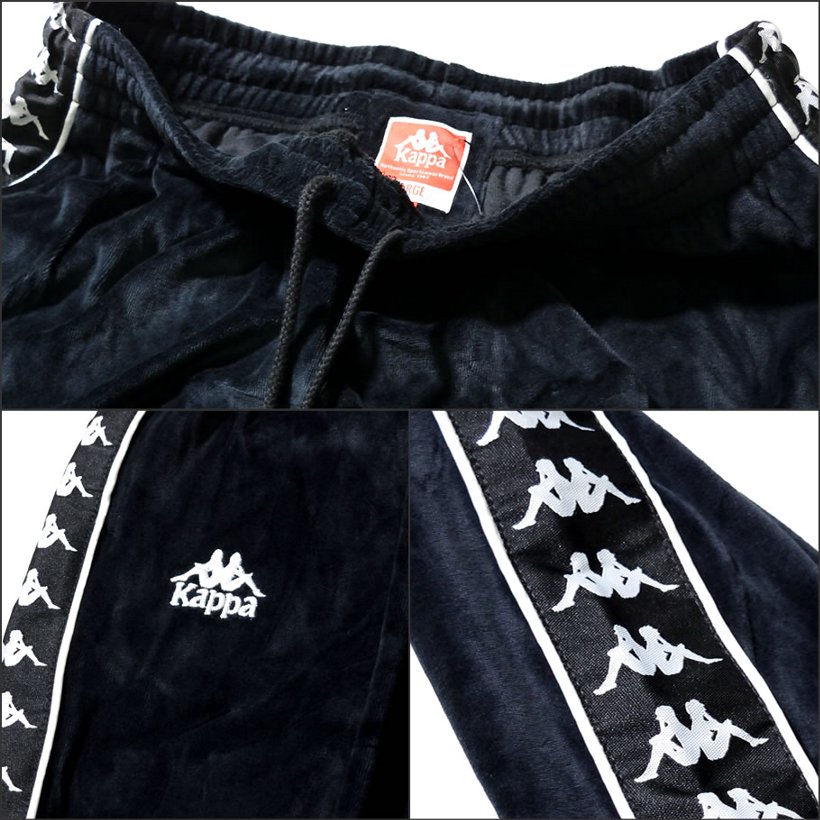 KAPPA カッパ ベロアパンツ メンズ サイドライン 3031QA0