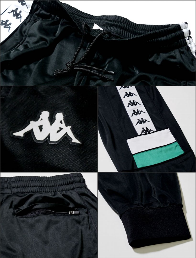 KAPPA カッパ トラックパンツ メンズ ジャージパンツ 304KQX0 ストリート系 ヒップホップ hiphop スポーツMIX ミックス ファッション 服 通販