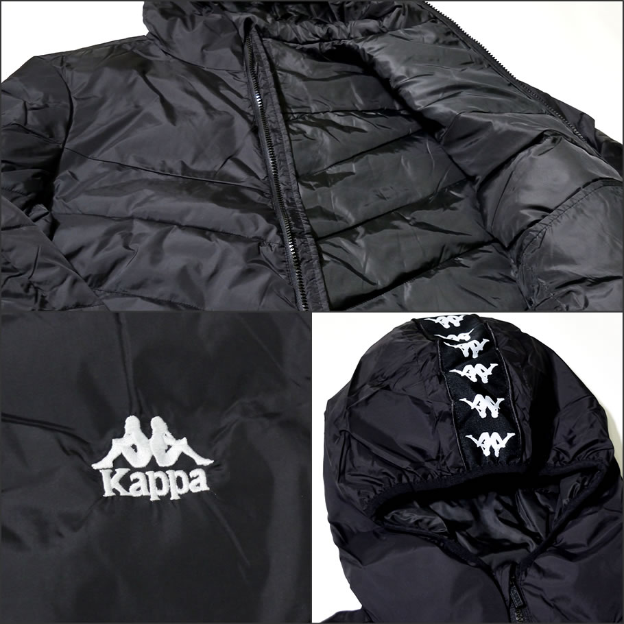 KAPPA カッパ 中綿ダウンジャケット サイドライン 3030CQ0
