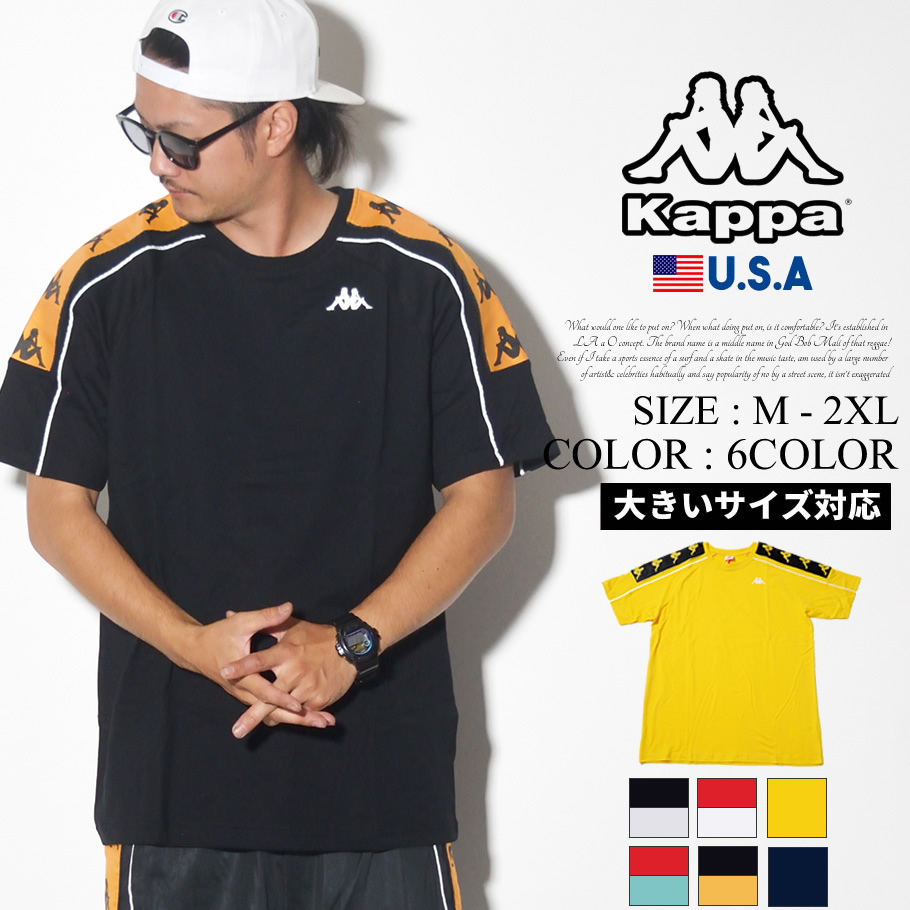 KAPPA カッパ Tシャツ メンズ 半袖 ロゴ 304I050 USモデル ストリート系 ヒップホップ スポーツMIX ミックス 服 通販