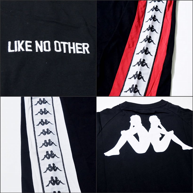 KAPPA カッパ Tシャツ メンズ 半袖 ロゴ 304IBG0 ストリート系 ヒップホップ hiphop スポーツMIX ミックス ファッション 服 通販