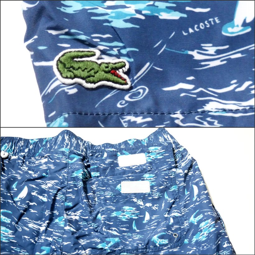 LACOSTE ラコステ 水着 メンズ スイムトランクス MH4765-51 b系 ストリート系 ヒップホップ ファッション 服 通販