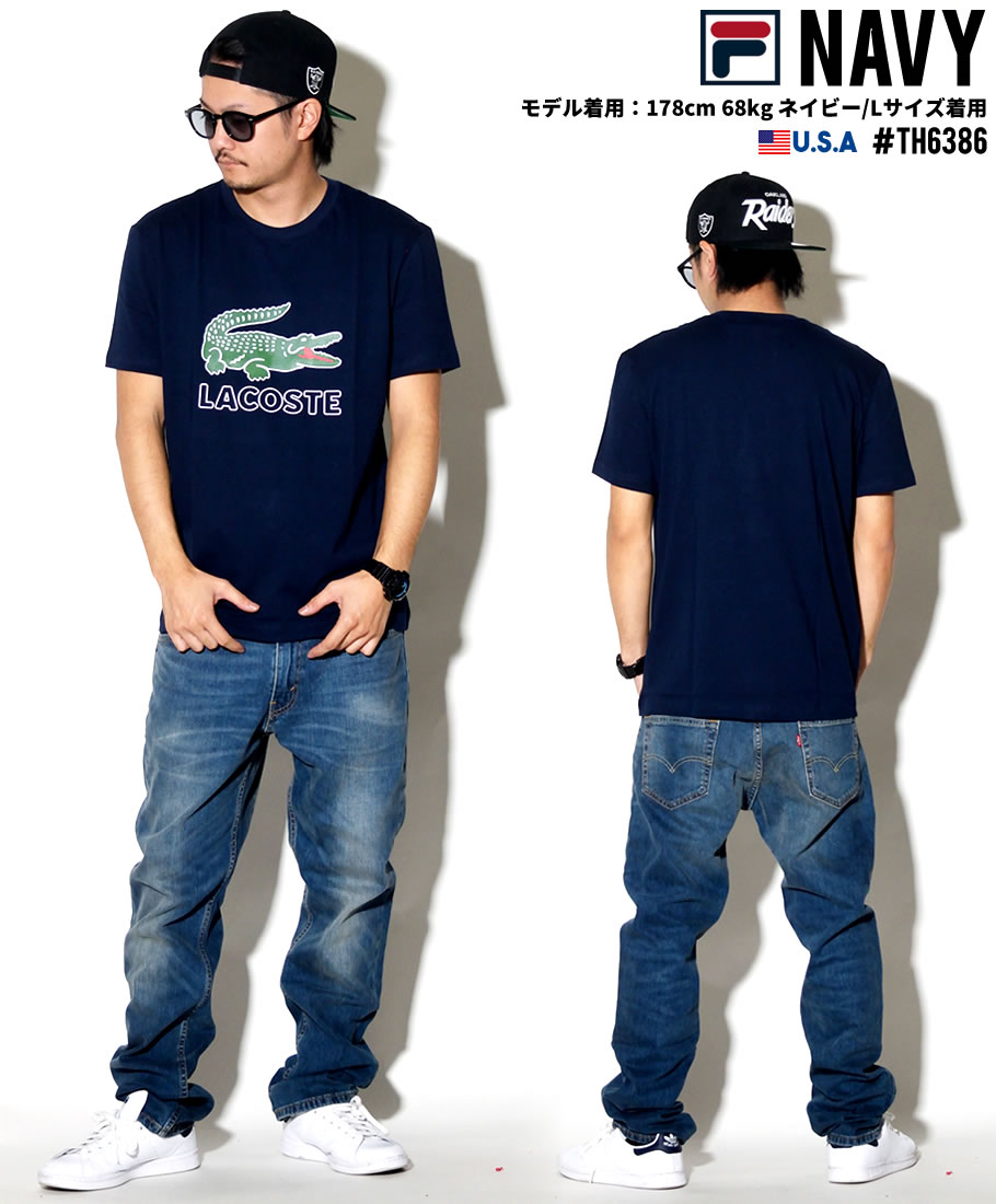 LACOSTE ラコステ Tシャツ メンズ 半袖 TH6386 USモデル