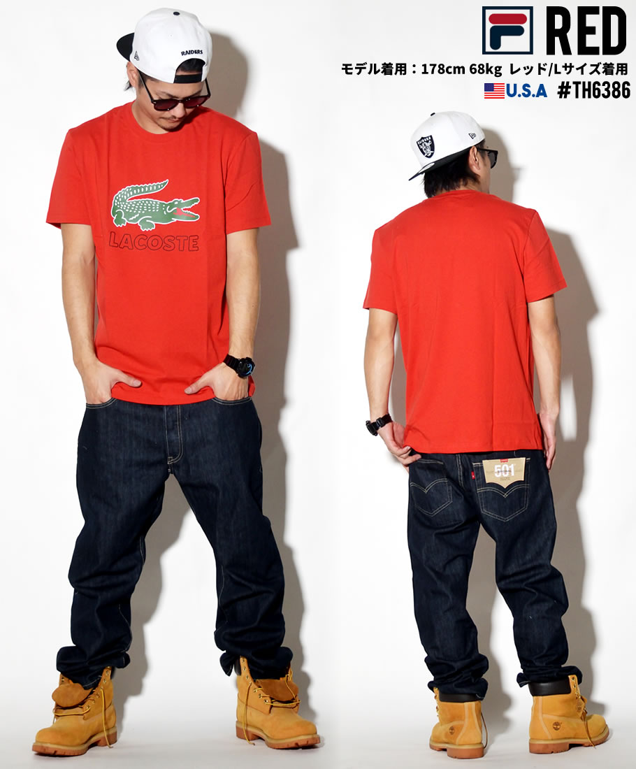 LACOSTE ラコステ Tシャツ メンズ 半袖 TH6386 USモデル
