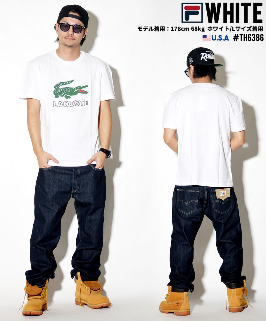 LACOSTE ラコステ Tシャツ メンズ 半袖 TH6386 USモデル