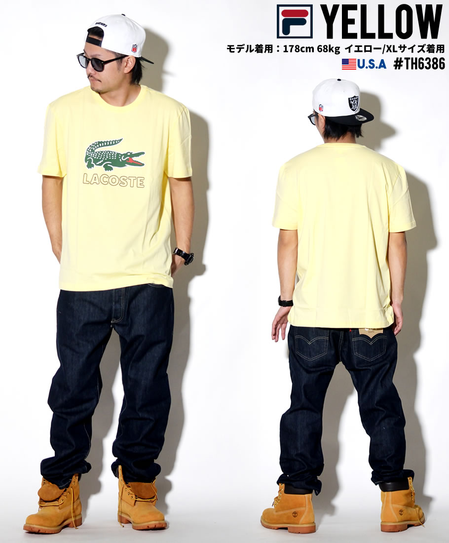 LACOSTE ラコステ Tシャツ メンズ 半袖 TH6386 USモデル
