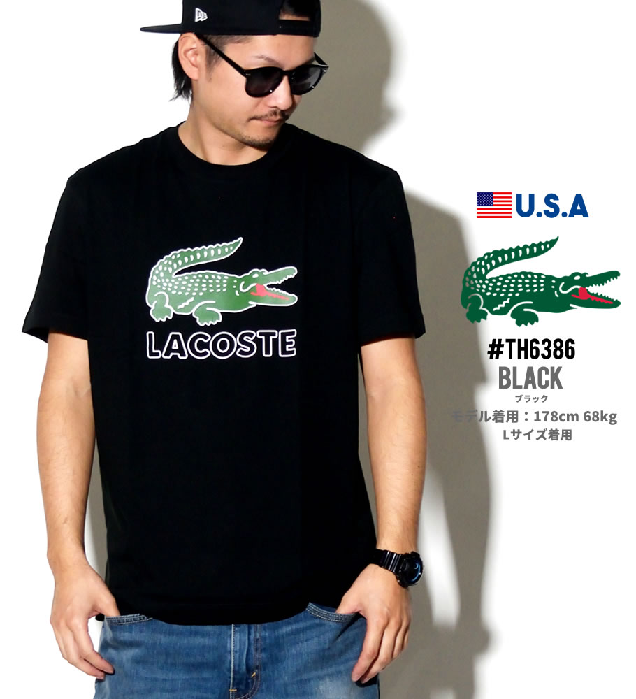 LACOSTE ラコステ Tシャツ メンズ 半袖 TH6386 USモデル