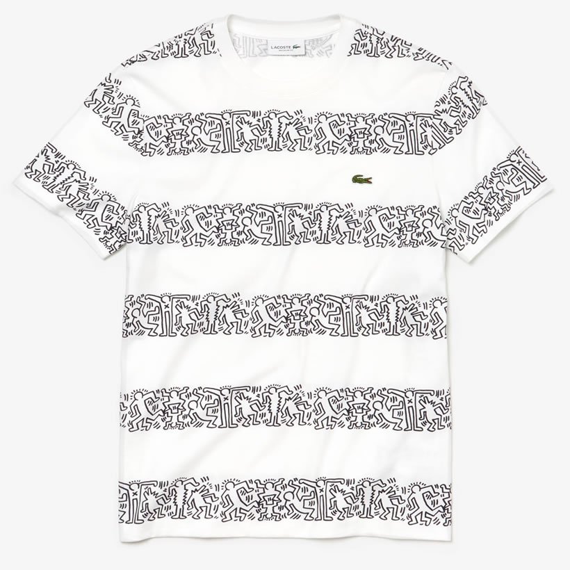 LACOSTE × Keith Haring ラコステ キース コラボ Tシャツ メンズ 半袖 TH4297-51 USモデル 日本未発売 ストリート系 スポーツ ヒップホップ ファッション 服 通販