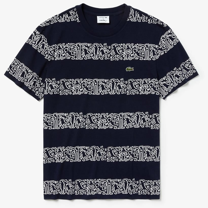 LACOSTE × Keith Haring ラコステ キース コラボ Tシャツ メンズ 半袖 TH4297-51 USモデル 日本未発売 ストリート系 スポーツ ヒップホップ ファッション 服 通販