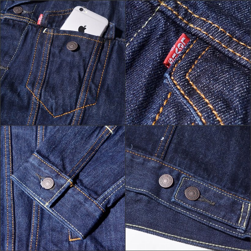 USモデル LEVI'S リーバイス トラッカージャケット 72334 デニムジャケット メンズ ブランド 14.5oz デニム 大きいサイズ