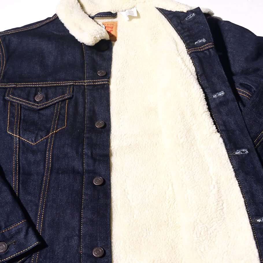 USモデル LEVI'S リーバイス シェルパトラッカージャケット 70598 ボアデニムジャケット SHERPA TRUCKER JACKET