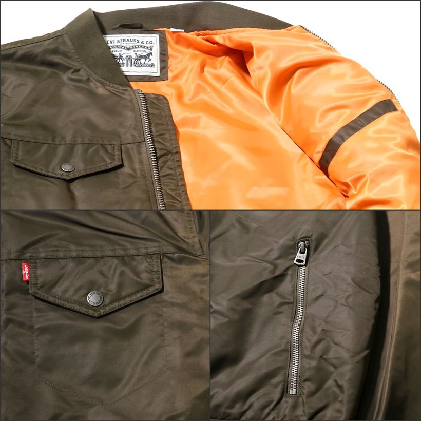 リーバイス ミリタリージャケット メンズ USモデル LEVI'S LM8RN225 大きいサイズ