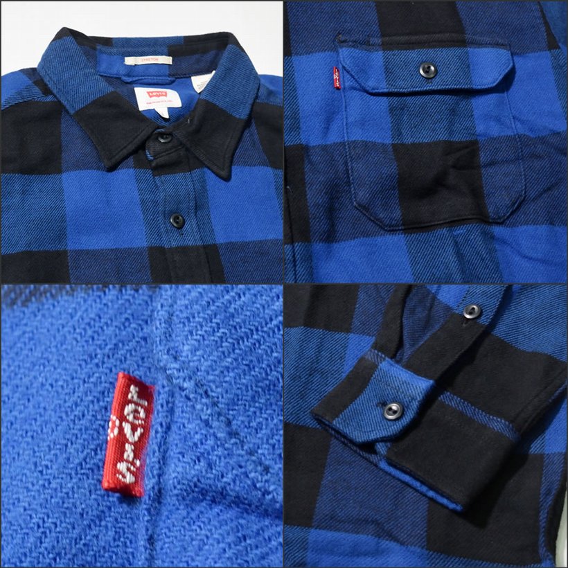 リーバイス プレミアム 長袖 チェックシャツ メンズ LEVI'S PREMIUM 19573-0097 大きいサイズ USモデル