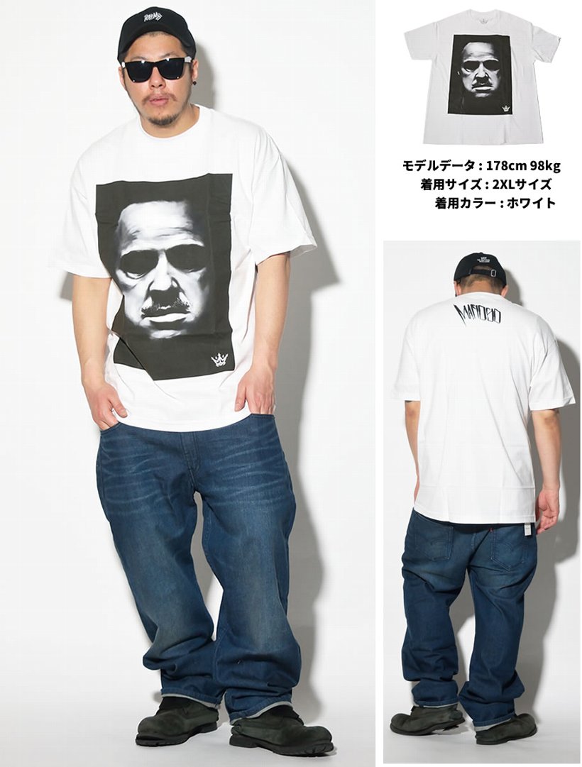 Mafioso マフィオソ 半袖tシャツ メンズ God Father Mtmm ローライダー West Coast 西海岸 B系 Hiphop ヒップホップ ファッション