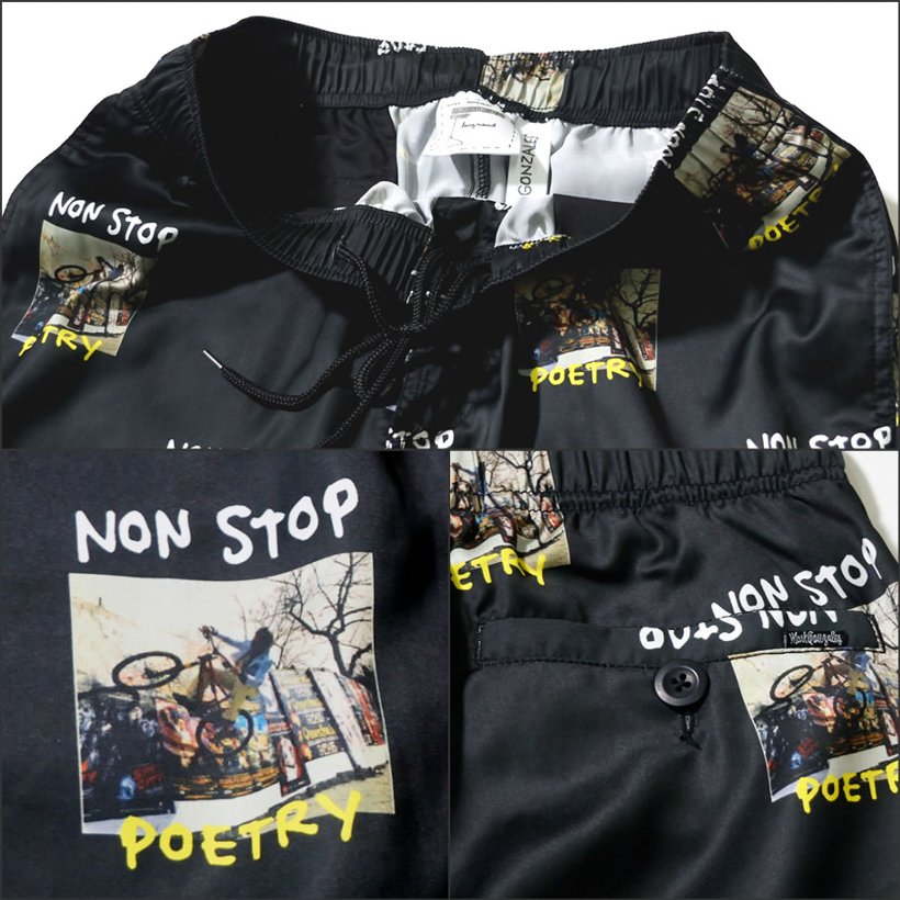 マークゴンザレス ハーフパンツ メンズ MARK GONZALES 2G3-4901 黒 ボックスフォト ストリート系 女子 SK8 スケーター ファッション 服 通販