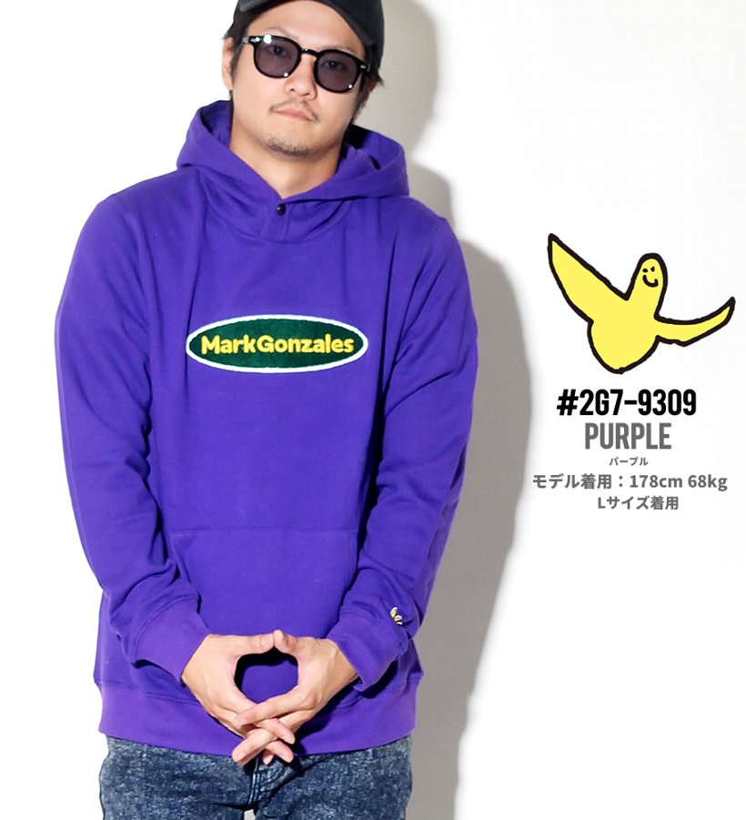 マークゴンザレス プルオーバーパーカー メンズ フリース スウェット 裏毛 SK8 2G7-9309 大きいサイズ 2018秋冬 新作