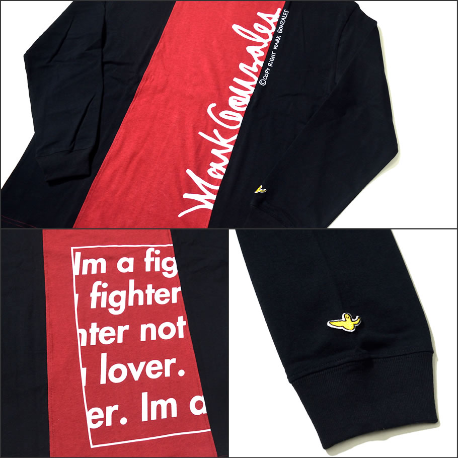 マークゴンザレス Tシャツ メンズ 長袖 秋冬 おしゃれ ブランド ロゴT プリント バイカラー 2G7-9305 大きいサイズ 2018秋冬 新作
