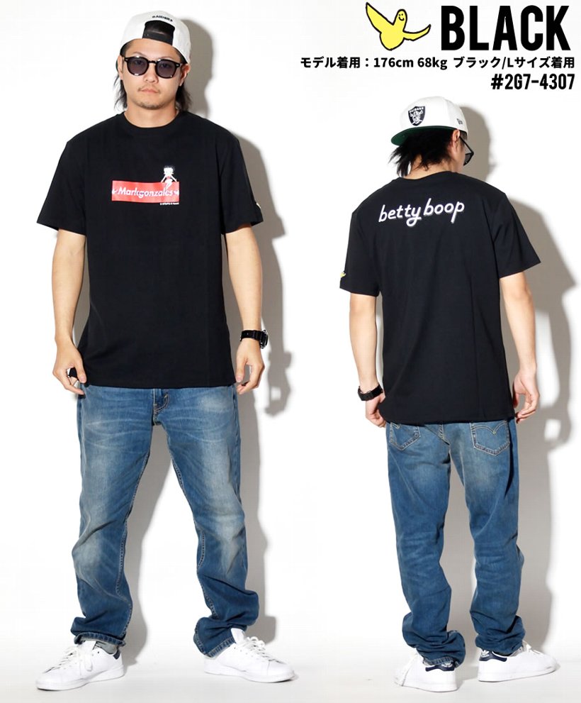 ベティブープ コラボ Tシャツ メンズ 半袖 2G7-4307 ストリート系 ヒップホップ カジュアル ファッション 服 通販