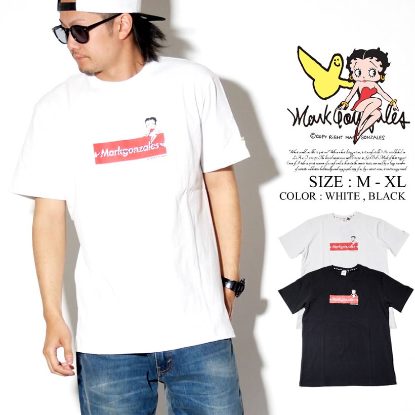 ベティブープ コラボ Tシャツ メンズ 半袖 2G7-4307 ストリート系 ヒップホップ カジュアル ファッション 服 通販