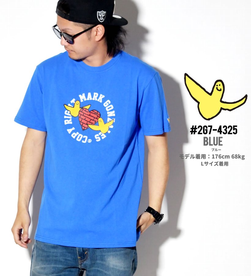 マークゴンザレス Tシャツ メンズ 半袖 2G7-4325 ストリート系 ヒップホップ カジュアル ファッション 服 通販