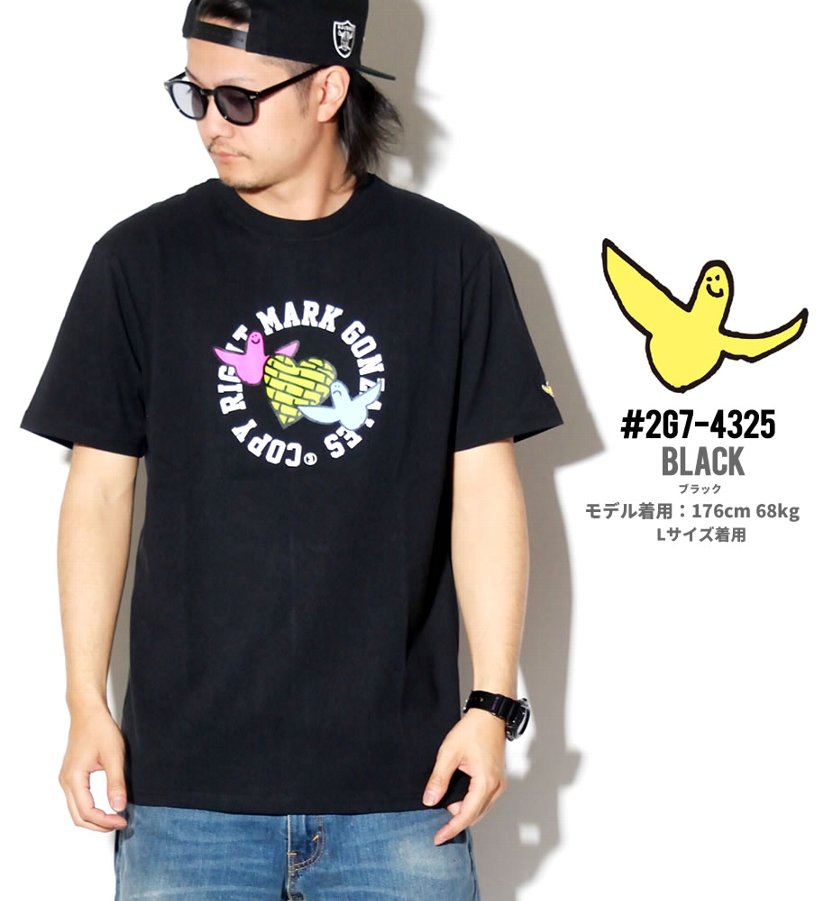マークゴンザレス Tシャツ メンズ 半袖 2G7-4325 ストリート系 ヒップホップ カジュアル ファッション 服 通販