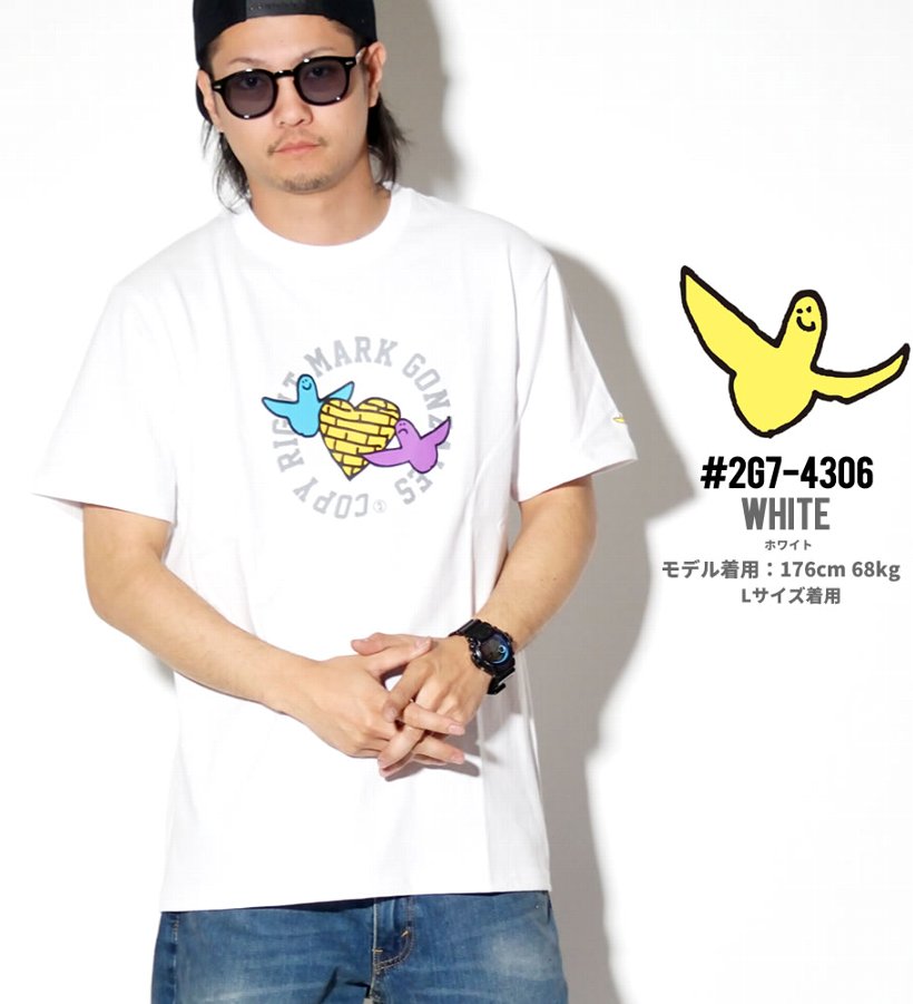 マークゴンザレス Tシャツ メンズ 半袖 2G7-4325 ストリート系 ヒップホップ カジュアル ファッション 服 通販