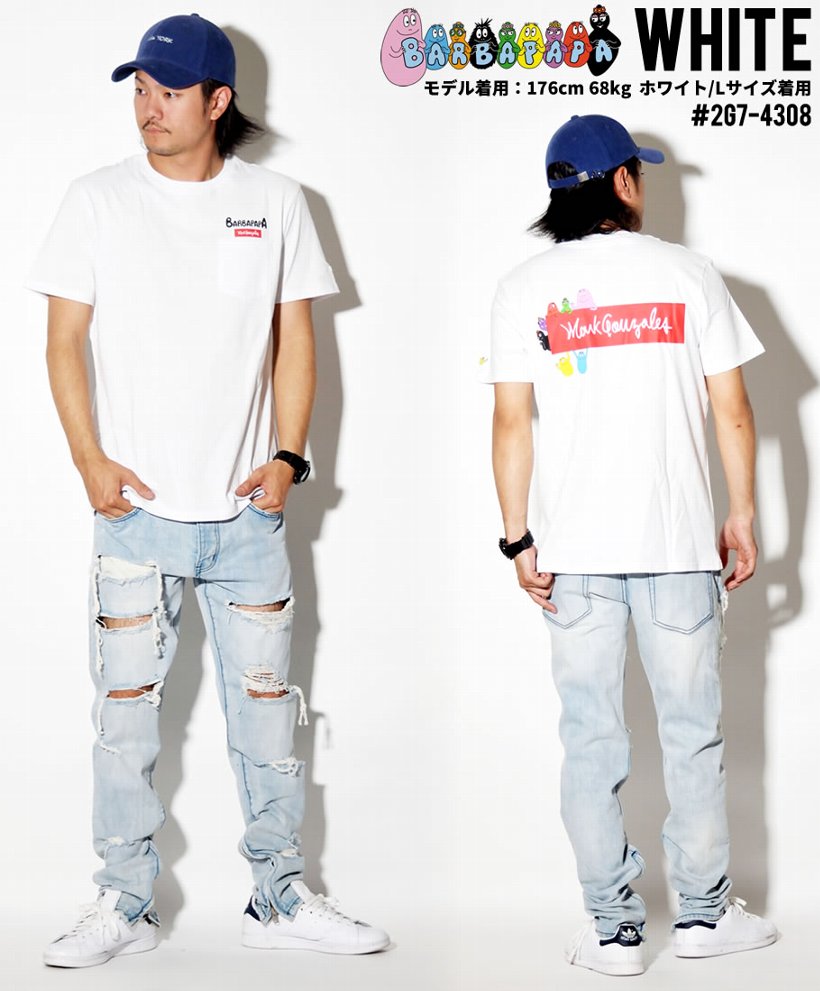 バーバパパ Tシャツ メンズ 半袖 2G7-4308 キャラクター ストリート系 ヒップホップ b系 ファッション 服 通販