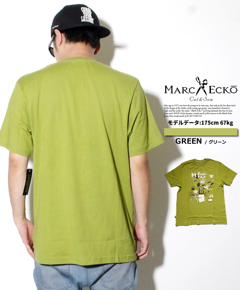 マークエコー MARCECKO Tシャツ 半袖 ストリート系 B系 ファッション 大きいサイズ