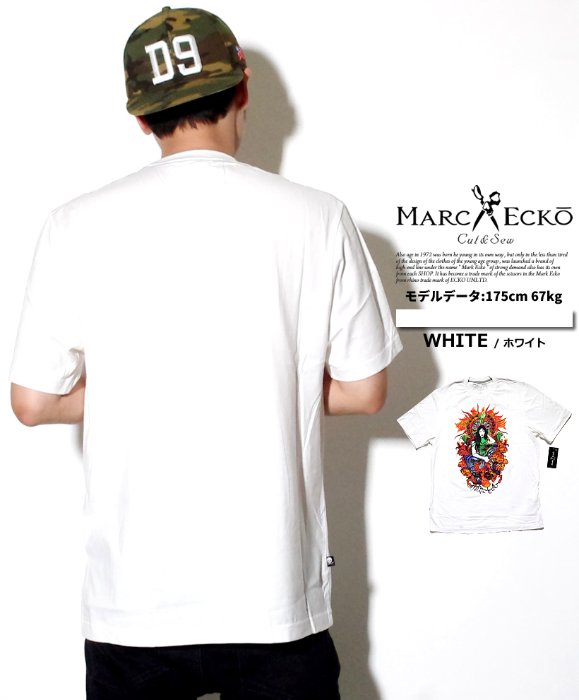 マークエコー MARCECKO Tシャツ 半袖 ストリート系 B系 ファッション 大きいサイズ