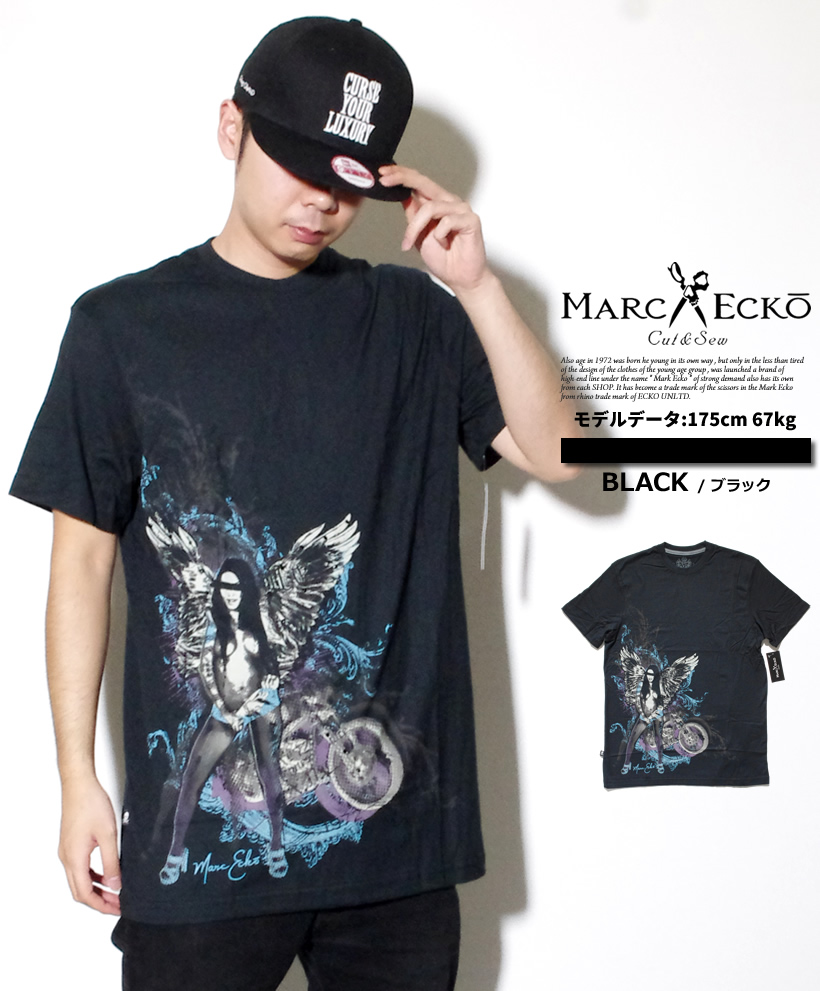 マークエコー MARCECKO Tシャツ 半袖 ストリート系 B系 ファッション 大きいサイズ