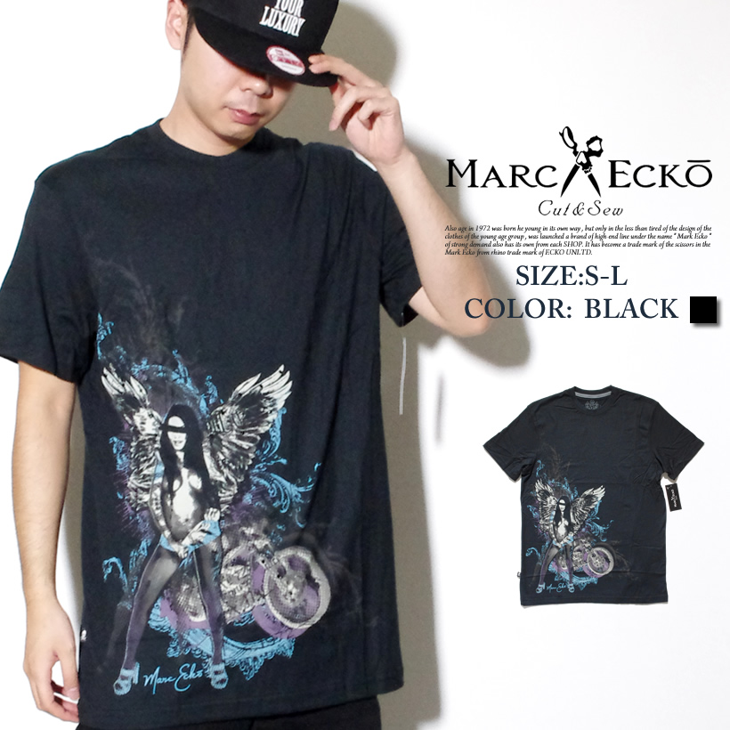 マークエコー MARCECKO Tシャツ 半袖 ストリート系 B系 ファッション 大きいサイズ