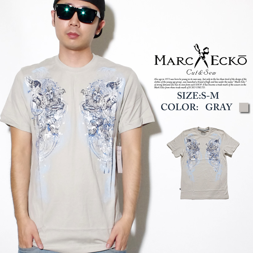 マークエコー MARCECKO Tシャツ 半袖 ストリート系 B系 ファッション 大きいサイズ