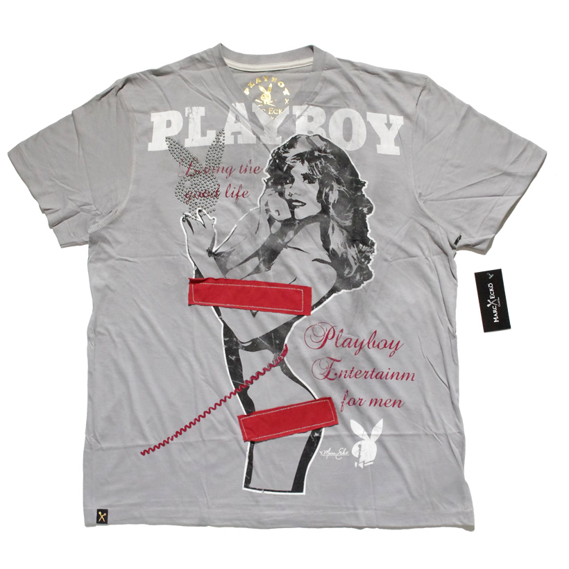 プレイボーイコラボ MARCECKO × PLAYBOY  Tシャツ 半袖 ストリート系 B系 ファッション 大きいサイズ