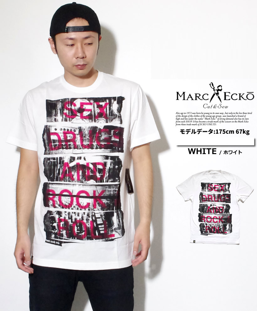 マークエコー MARCECKO Tシャツ 半袖 ストリート系 B系 ファッション 大きいサイズ