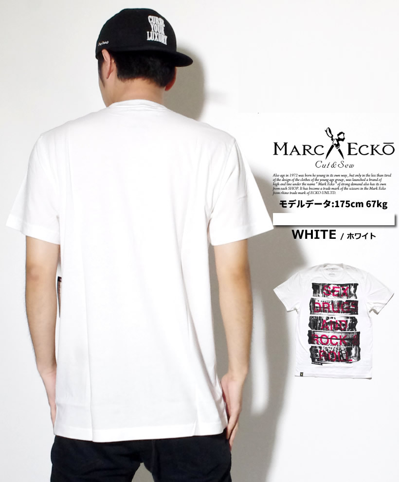 マークエコー MARCECKO Tシャツ 半袖 ストリート系 B系 ファッション 大きいサイズ