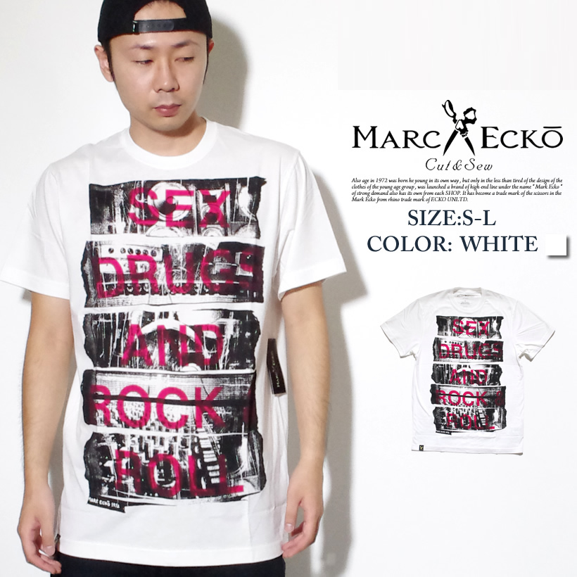 マークエコー MARCECKO Tシャツ 半袖 ストリート系 B系 ファッション 大きいサイズ