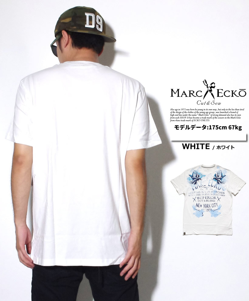 マークエコー MARCECKO Tシャツ 半袖 ストリート系 B系 ファッション 大きいサイズ